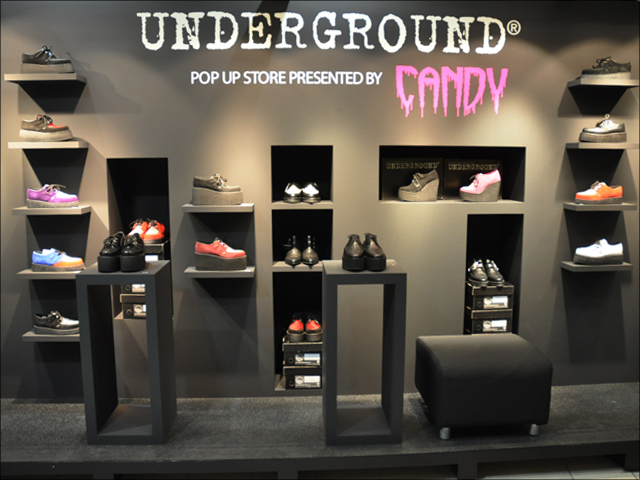 Candy Nippon x Underground Shoes POP UP SHOP at LA FORET, Tokyo.